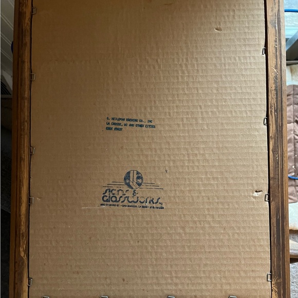 Beautiful vintage bar beer mirror; Blatz/Milwaukee,very-good cond; pick up 44134 - Picture 3 of 15